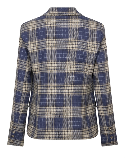 Mos Mosh - MMBlake Chec Blazer - Crown Blue 